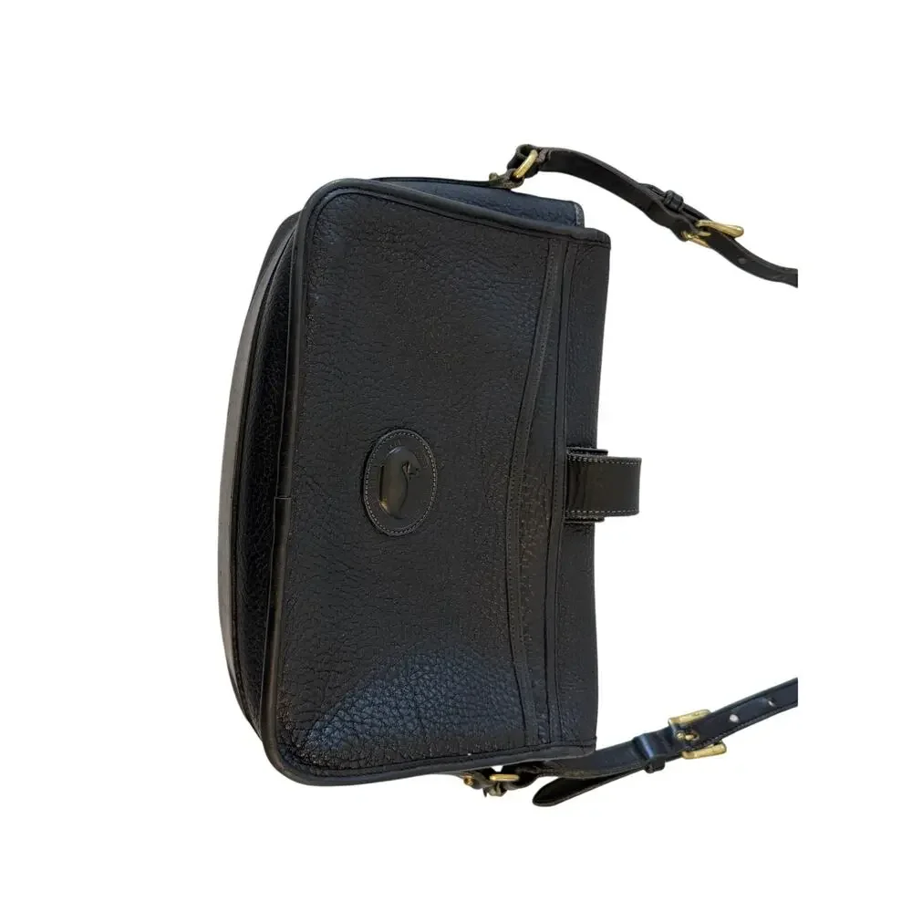 Dooney & Bourke Leather Equestrian Crossbody Bag Black Vintage - Picture 16 of 16